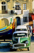 Quay of Marsaxlokk. Malta.