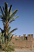 Amerhidil ksar, adobe fortress. South, Ouarzazate region. Morocco.