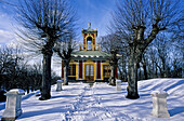 The China Palace in winter. Royal Palace of Drottningholm. Stockholm. Sweden