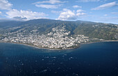 Aerial view of Saint Denis. Réunion, France