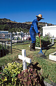 Saint-Paul most ancient cemetery in Réunion. France