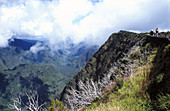 Landscape in Nez-de-Boeuf (ox s nose). Réunion, France