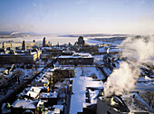 Aerial view on Quebec City. Quebec. Canada