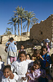 School children, Siwa oasis, Lybian desert. Egypt