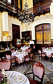 Restaurant in Hotel España by Lluís Domènech i Montaner. Barcelona. Spain