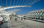 Museo de las Ciencias Príncipe Felipe, Stadt der Künste und Wissenschaften, von S. Calatrava. Valencia. Spanien