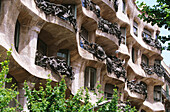 Mila House (aka La Pedrera , 1906-1912) by Antoni Gaudí. Barcelona. Spain