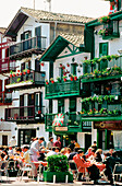 La Marina quarter in Hondarrabia. Guipuzcoa. Basque Country. Spain