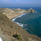 Lighthouse of Cabo de Gata. Almería province, Spain