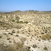 Wüste von Tabernas, Provinz Almería, Spanien