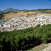 Town of Antequera, view from the castle. Malaga province. Andalusia. Spain