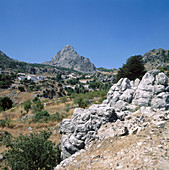 Sierra de Zafalgar, Naturpark Sierra de Grazalema. Provinz Cádiz. Spanien