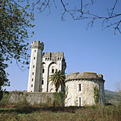 Arteaga castle. Biscay, Basque Country, Spain