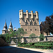 Turm von Juan II. im Alcázar. Segovia. Spanien