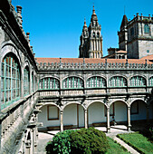 Colegio de Fonseca, Santiago de Compostela, La Coruña province, Galicia, Spain