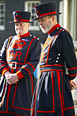 Beefeaters, Tower of London, London. England. UK.