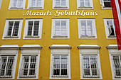 Mozart s birth house, Salzburg. Austria