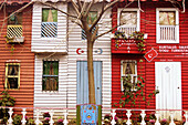 Wooden houses. Istanbul. Turkey