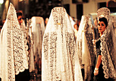Procession during Holy Week. Málaga. Spain