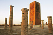 Tower of Hassan, 12th century. Rabat. Morocco