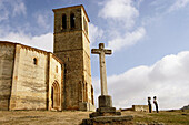 Templar church of the Vera Cruz near Zamarramala. Segovia province. Spain