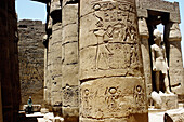 Court of Ramses II. Luxor. Egypt