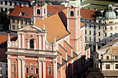 Franciscan church. Ljubljana. Slovenia