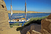 Egypt. Sailing on the Nile River between Esna and Aswan