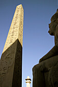 Obelisk at Luxor temple. Luxor. Egypt