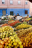 Fruits market near the Central Mosque at Melilla. Spain.