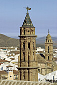 Church towers at Antequera. Málaga province. Andalucia. Spain.