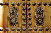 Façade of the cathedral of Guadix. Granada. Spain.