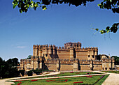 Castle of Coca (14th century). Segovia province, Castilla-León, Spain