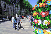 Las Ramblas. Barcelona. Spain.