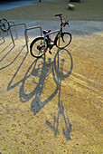 Bicycle and shadow.