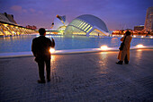 City of Arts and Sciences by S. Calatrava. Valencia, Spain