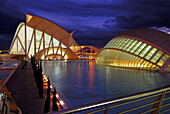 City of Arts and Sciences, by Santiago Calatrava. Valencia. Spain