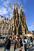Sagrada Familia church. By Antoni Gaudí. Barcelona. Catalonia. Spain