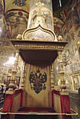 Moscow, Russia, Kremlin, Cathedral of Assumption, burial place of Tzars.