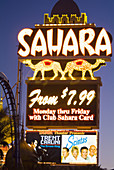Las Vegas, Nevada, Sahara Casino.
