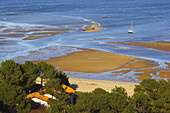 View from the lighthouse in Cap Ferret to the Bassin dArcachon, dept Gironde, France