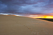 Sunrise on top of the Dune du Pilat, dept Gironde, France