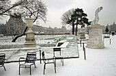 The Tuileries gardens. Paris. France.