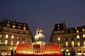 Statue of king Louis XIV. Place des Victoires. Paris. France.