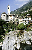 Lavertezzo. Val Verzasca. Switzerland s canton of Ticino