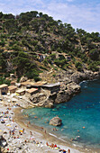 Cove, Deià. Majorca, Balearic Islands. Spain