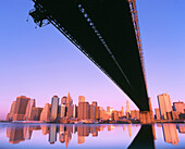 Brooklyn Bridge. Manhattan. New York City. USA