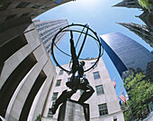 Atlas Statue. Rockefeller Center. New York City. USA