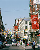 Mulberry Street, Little Italy. Manhattan, New York City. USA