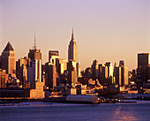 Mid town skyline. Manhattan. New York. USA.